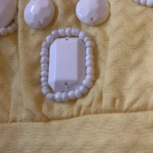 NWOT Lilly Pulitzer Yellow Strapless Dress Size 4 - Picture 5 of 8